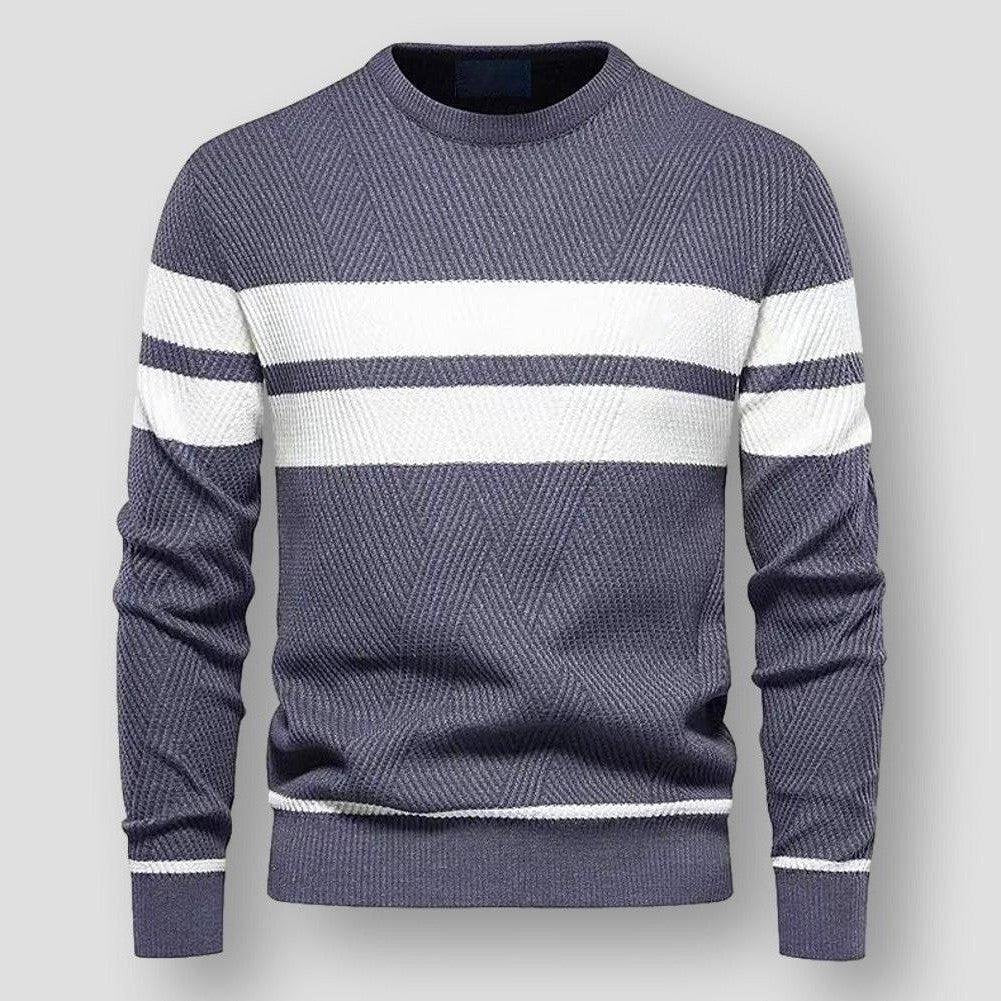 Men's Warm Traditional Crew Neck Jumper