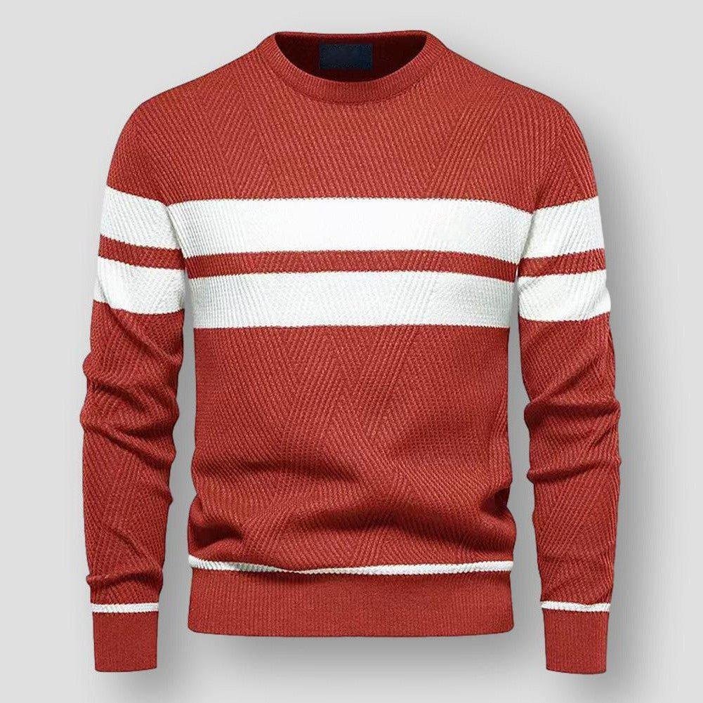 Men's Warm Traditional Crew Neck Jumper