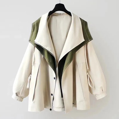 Women's Breathable Water Resistant Windbreaker Coat - OutfitLondon