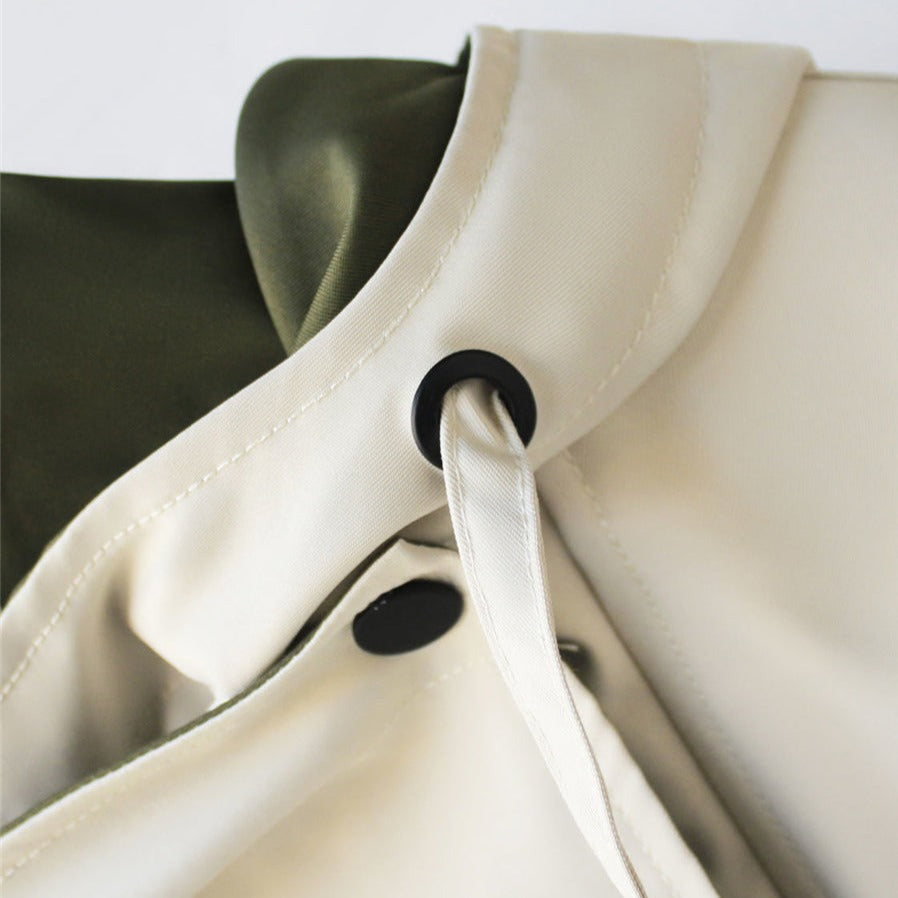 Women's Breathable Water Resistant Windbreaker Coat