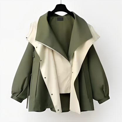 Women's Breathable Water Resistant Windbreaker Coat
