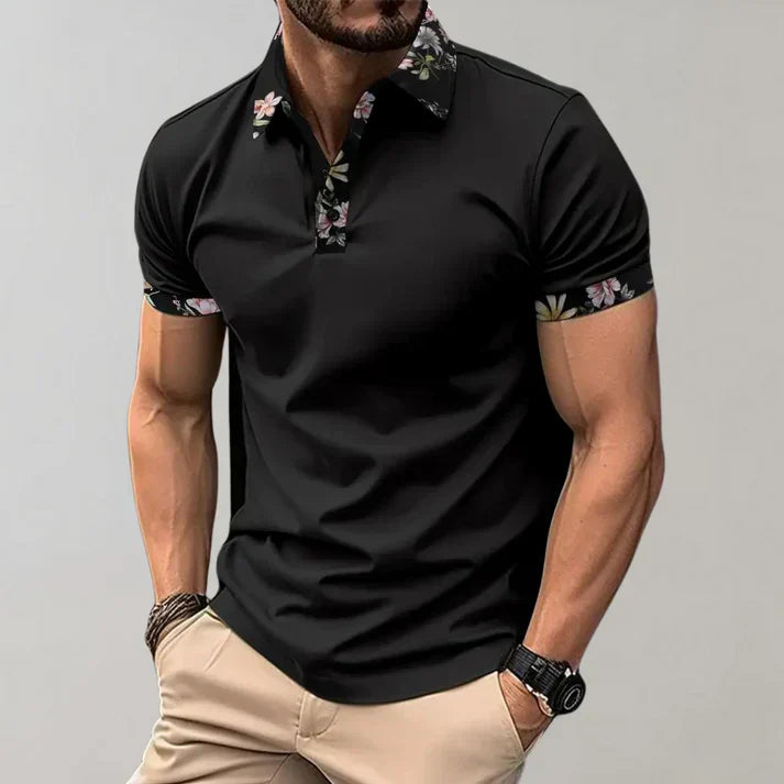 Men's Relaxed Fit Plain Polo Shirt Various Colors - OutfitLondon