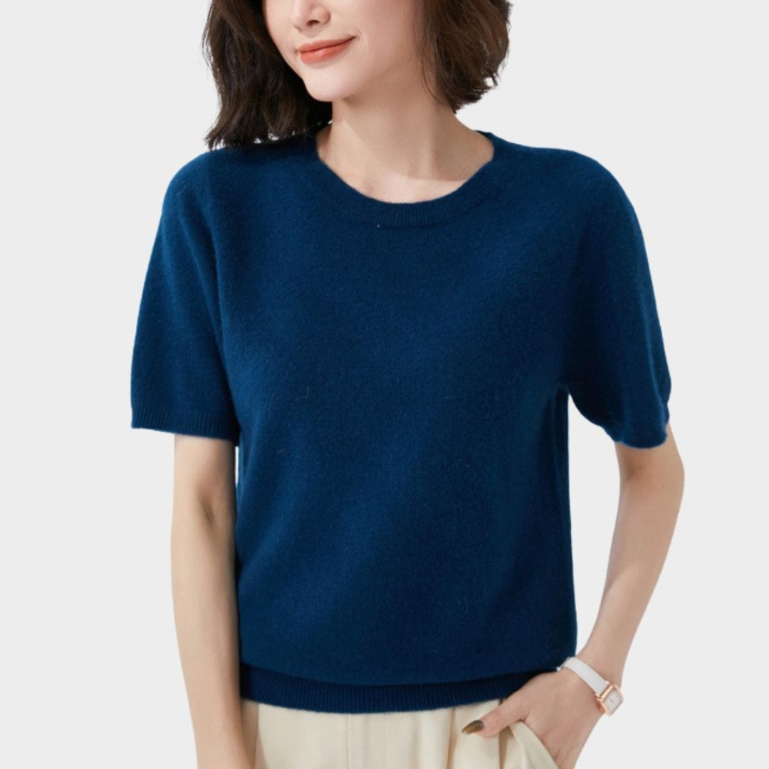Ladies' Casual Short Sleeve Knit Tee