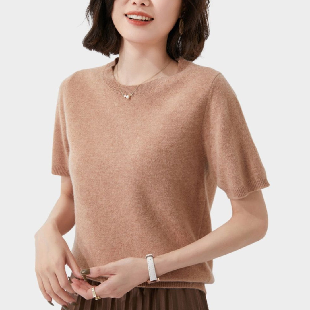 Ladies' Casual Short Sleeve Knit Tee