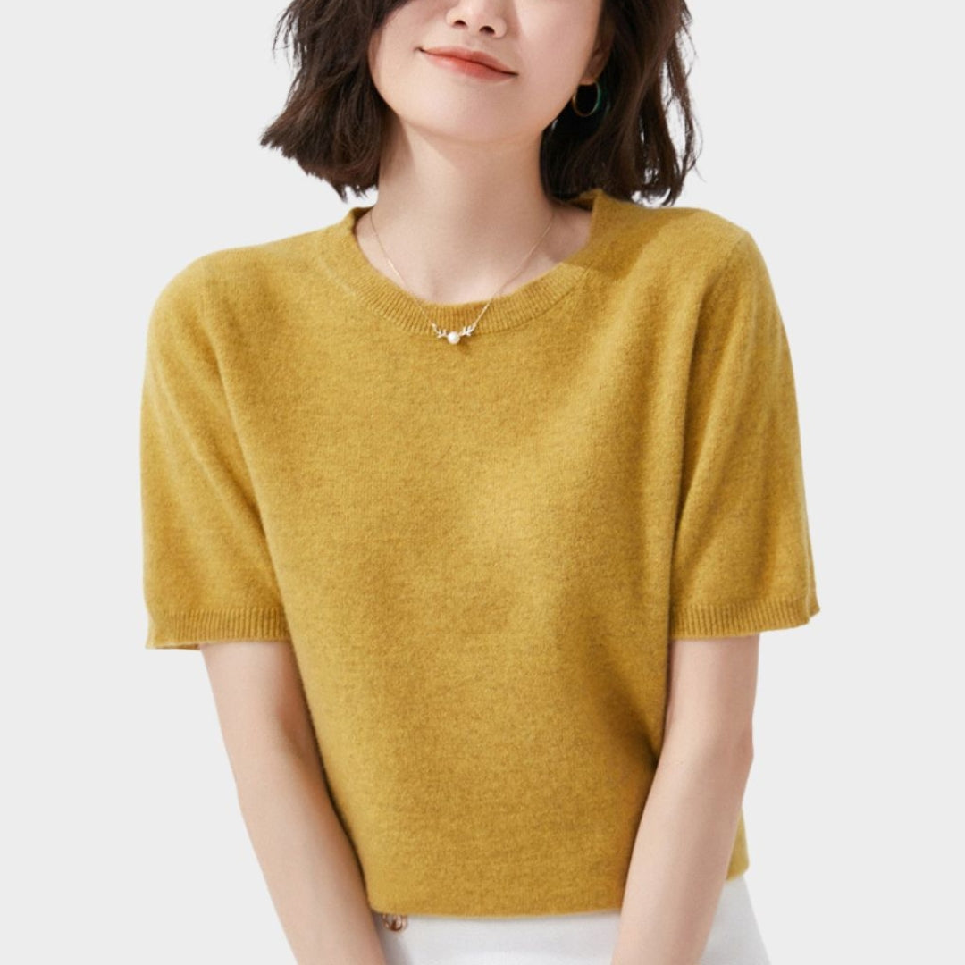 Ladies' Casual Short Sleeve Knit Tee