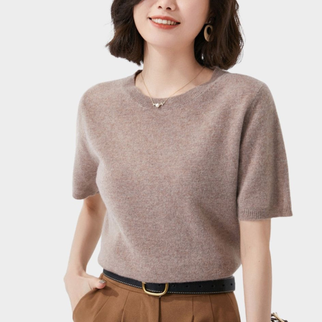 Ladies' Casual Short Sleeve Knit Tee