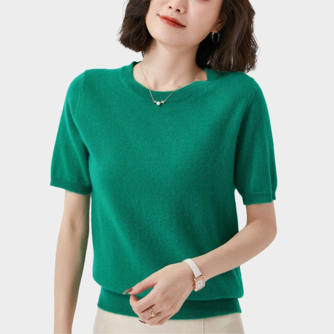 Ladies' Casual Short Sleeve Knit Tee