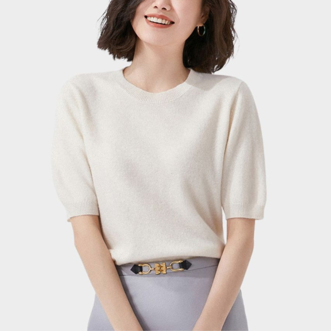 Ladies' Casual Short Sleeve Knit Tee