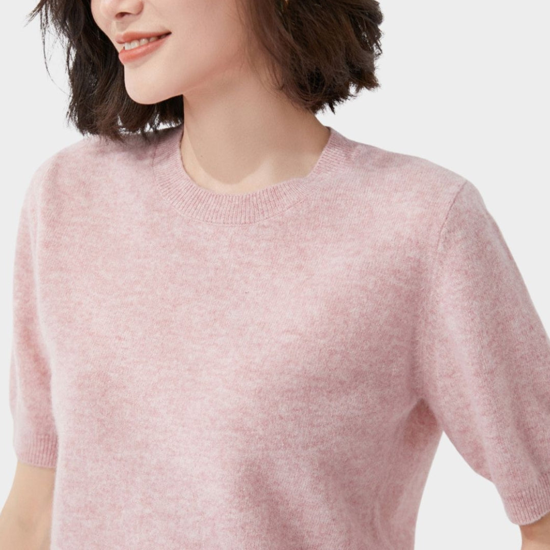 Ladies' Casual Short Sleeve Knit Tee