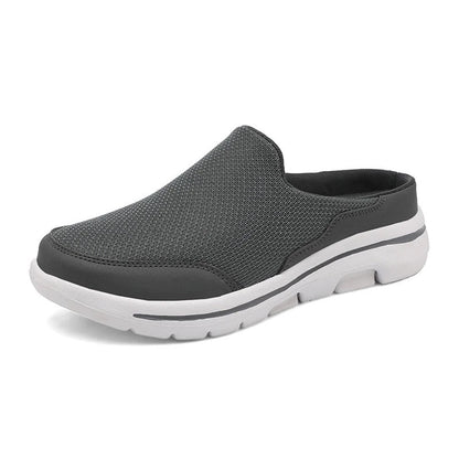 Soft Orthopedic Mule Slippers Gray - OutfitLondon