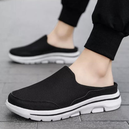 Soft Orthopedic Mule Slippers Black