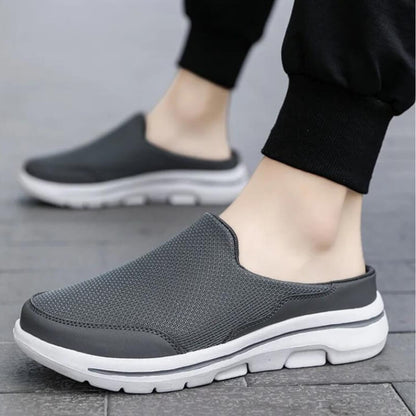 Soft Orthopedic Mule Slippers Gray