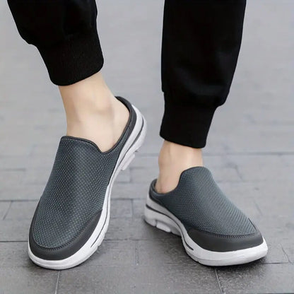 Soft Orthopedic Mule Slippers Gray