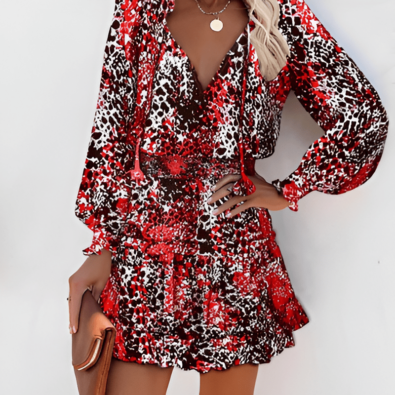 Saphira Dress | Chic and Flowy Mini Dress
