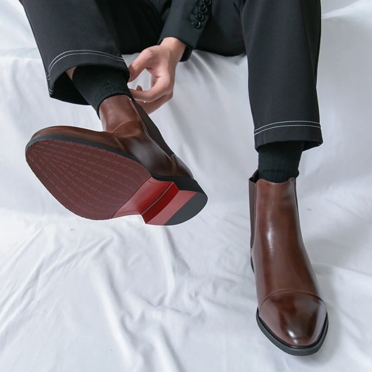 Men's Leather Chelsea Boots