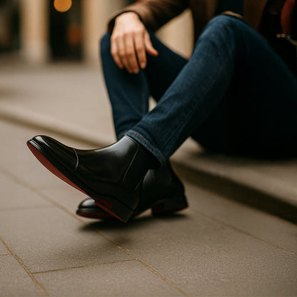 Men's Leather Chelsea Boots