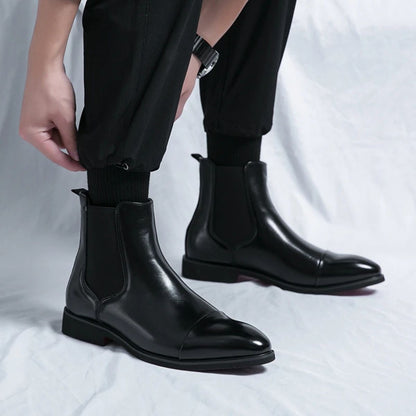 Men's Leather Chelsea Boots
