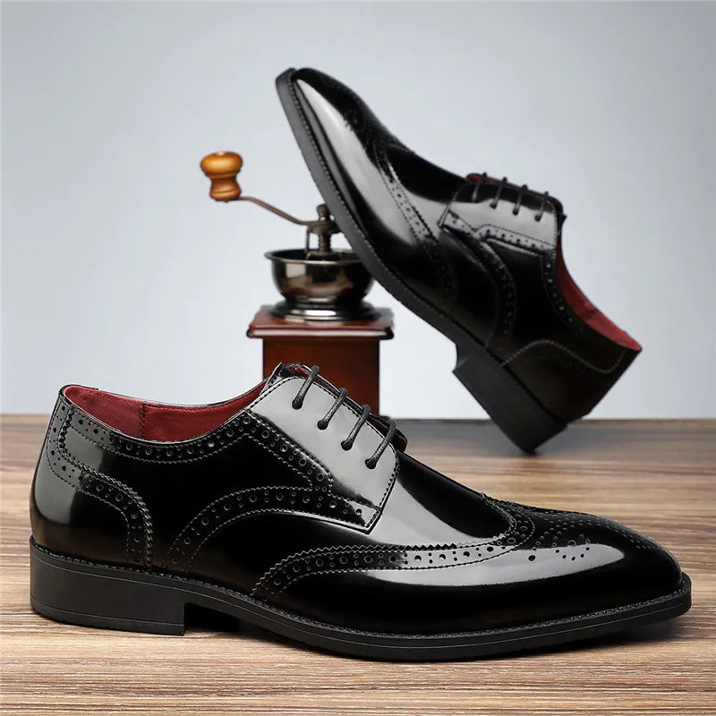 Classic Real Leather Oxford Shoes