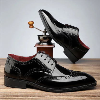 Classic Real Leather Oxford Shoes