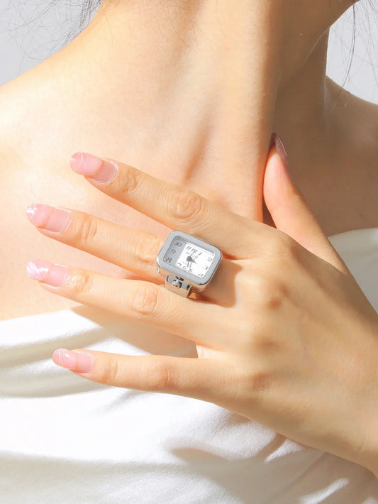 Elegant Women's Ring Watch - OutfitLondon