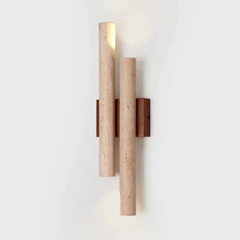 Rustic Wooden Wall Light - OutfitLondon