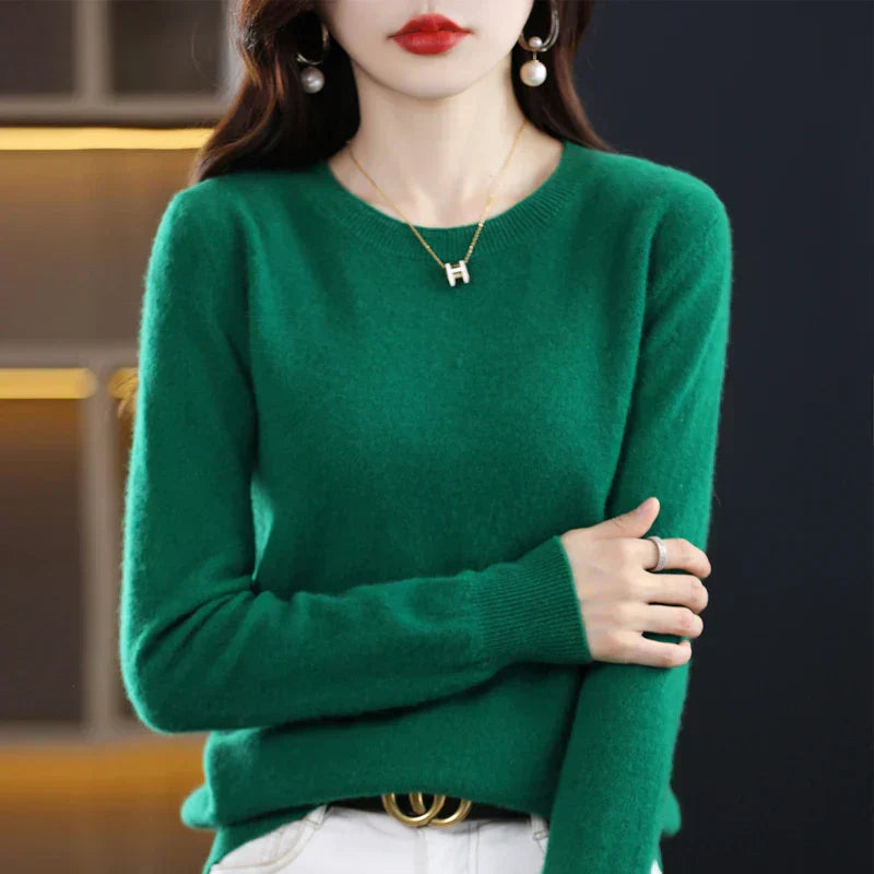Soft Plush Cashmere Winter Pullover Sweater