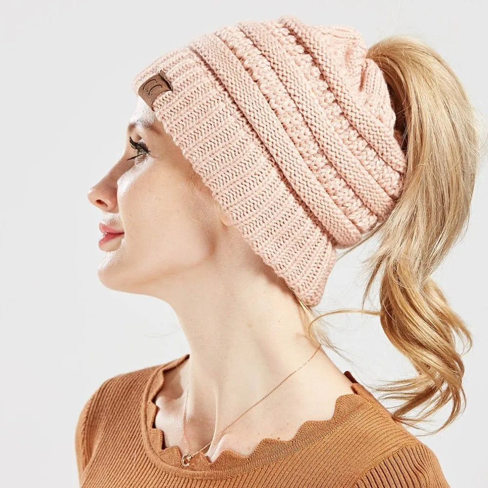 Cozy Fuzzy Beanie Hat - OutfitLondon