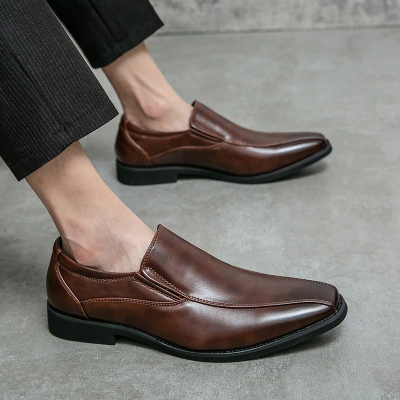 Premium Real Leather Slip On Shoes