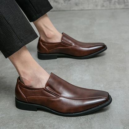 Premium Real Leather Slip On Shoes