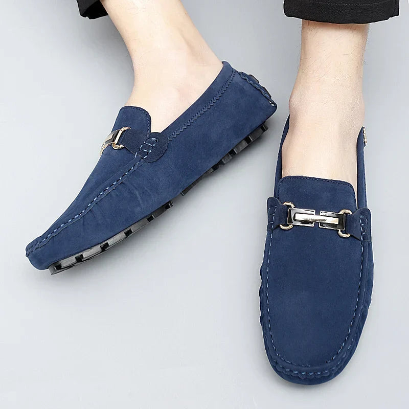 Luxury Soft Leather Slip On Shoes