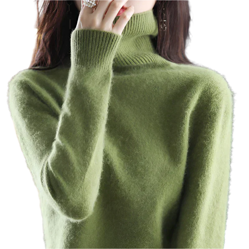 Soft Cashmere Women's Turtleneck Sweater
