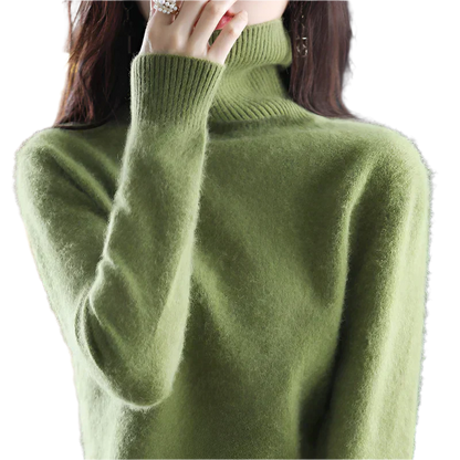 Soft Cashmere Women's Turtleneck Sweater