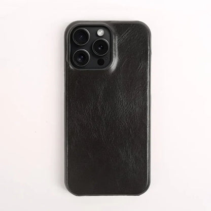 Luxury Real Leather iPhone Case