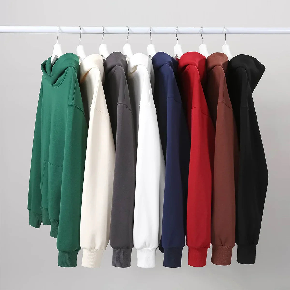 Comfortable Fleece Lined Hooded Sweatshirt - OutfitLondon