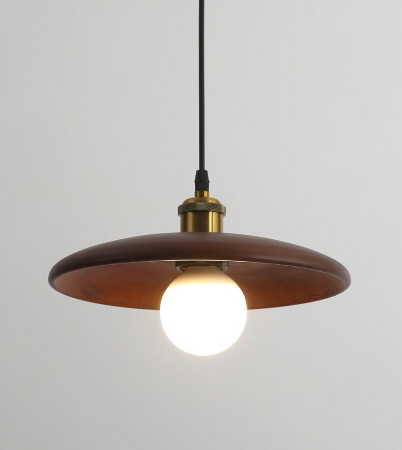 Farmhouse Style Wood Pendant Light Fixture