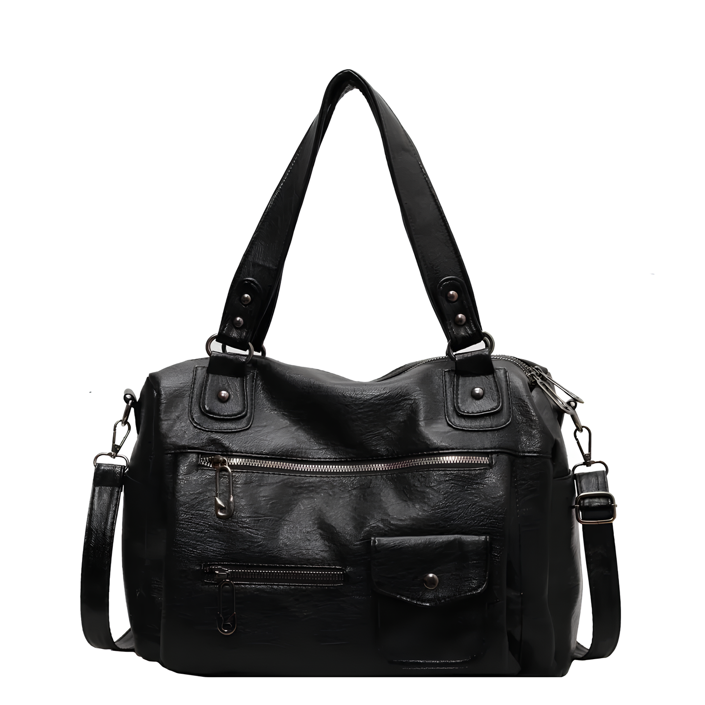 Big Genuine Leather Tote Bag - OutfitLondon
