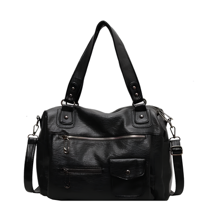 Big Genuine Leather Tote Bag - OutfitLondon