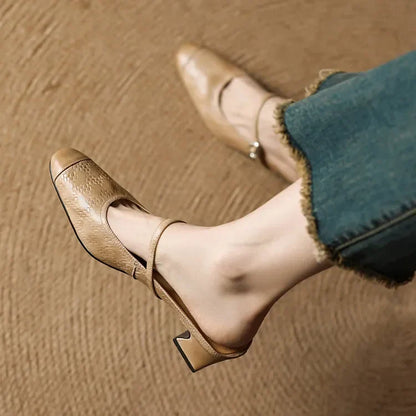Authentic Leather Slide Shoes