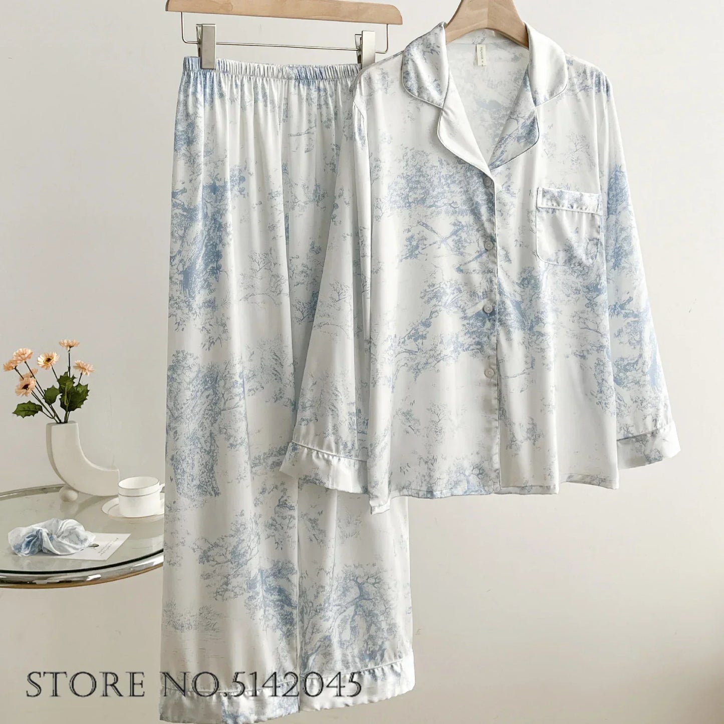 Women's Floral Pajama Set