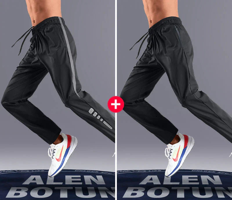 Moisture Wicking Sports Mens Fit Straight Leg Pants