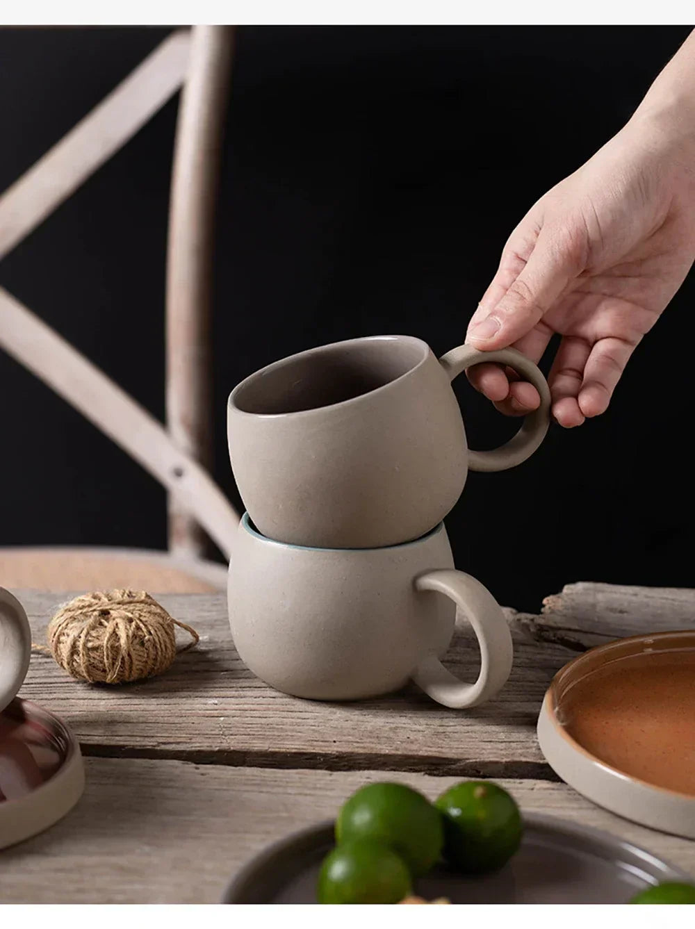 Ceramic Stone Mugs - OutfitLondon