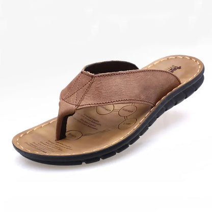 Relaxing Mens Genuine Leather Sandals - OutfitLondon