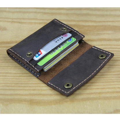 Authentic Tan Leather Card Holder - OutfitLondon