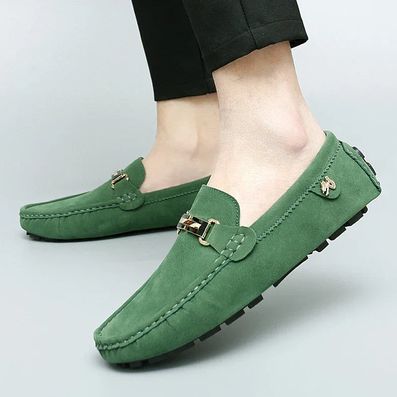 Luxury Soft Leather Slip On Shoes