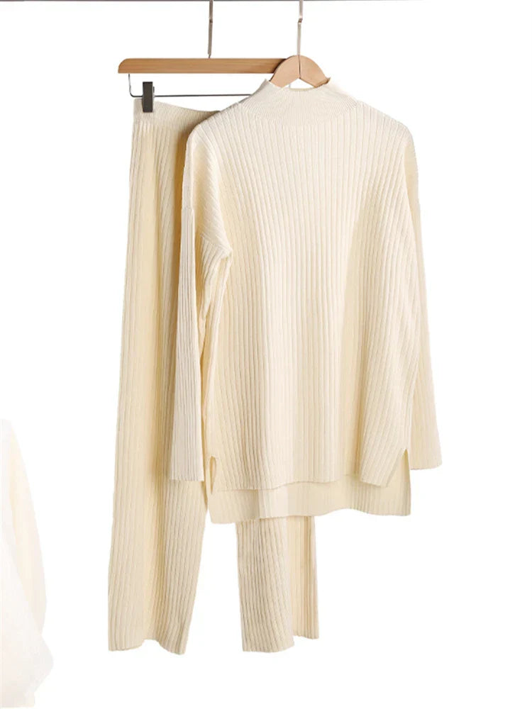 Soft Women's Turtleneck Jumpsuit Outfit