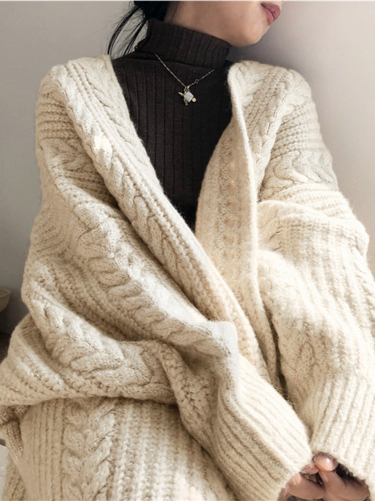Soft Wool Women's Long Vest Coat