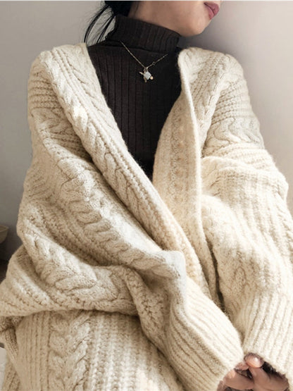Soft Wool Women's Long Vest Coat