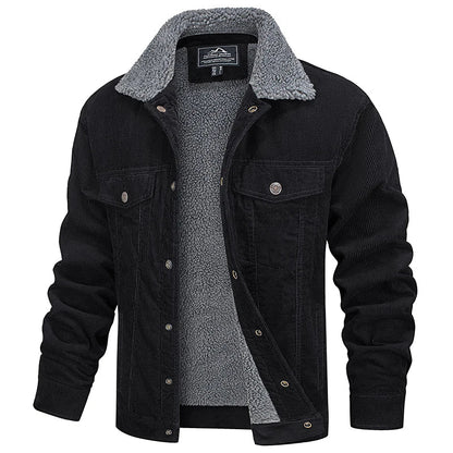 Durable Men's Casual Cotton Zip Jacket