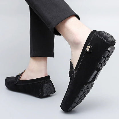 Luxury Soft Leather Slip On Shoes