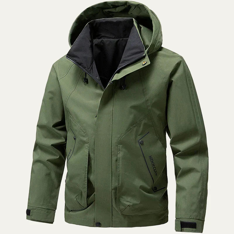 Waterproof Hooded Work Jacket for Men